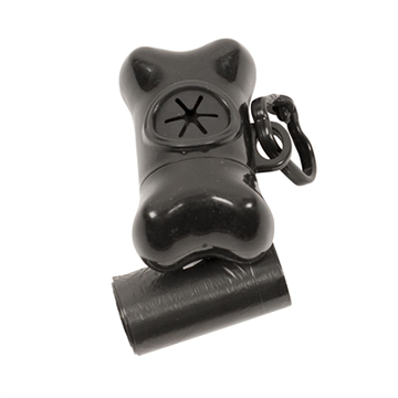 Dispenser til hømhøm poser inkl. poser, sort