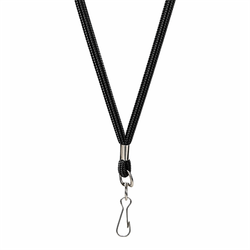 Fløjtesnor til hundefløjte, sort