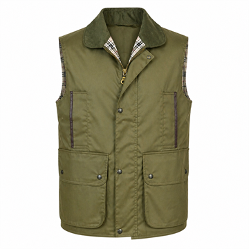 Duck Dri Poacher vest, dame/herre, vandtæt jagtvest med harelomme, lys grøn