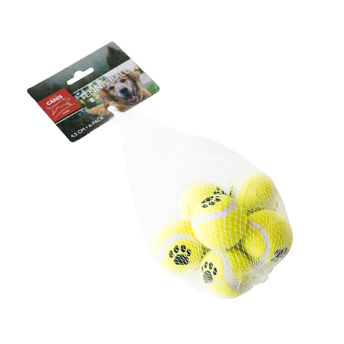 Active Canis Mini tennisbolde, 6 stk., 4,5