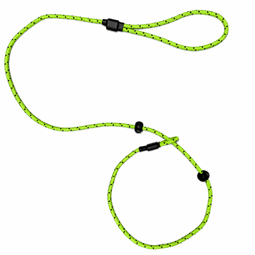 Dog & Field Pro Trialler Slip Lead med dobbelt stop, lime, 1,2 m.