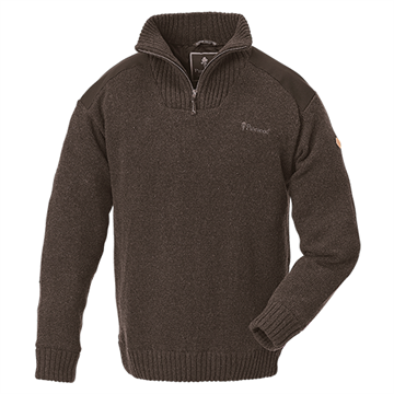 Pinewood Hurricane windbreaker sweater, herre, brown melange