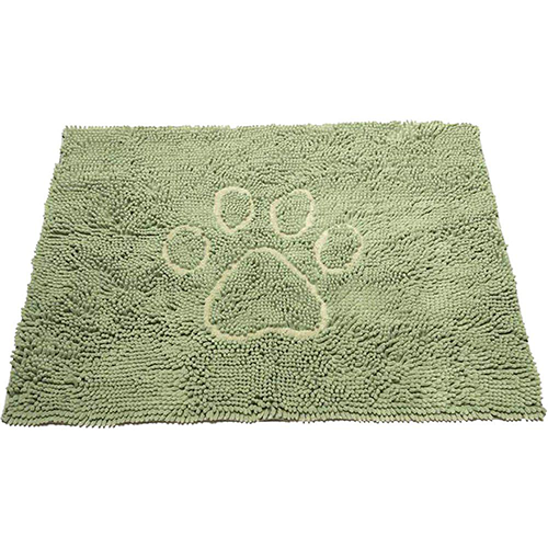 Dirty Dog hundemåtte, large, 88x66, sage green