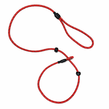 Dog & Field Pro Trialler Slip Lead med dobbelt stop, rød, 1,2 m.