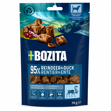 Bozita godbidder - Rensdyr & And 70g