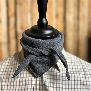 Duck Dri strik tørklæde, 100% lambswool, grå