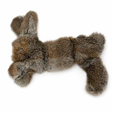 Dog & Field Real Feel Rabbit Dummy, naturtro kanin dummy, ægte pels, 500 gr.
