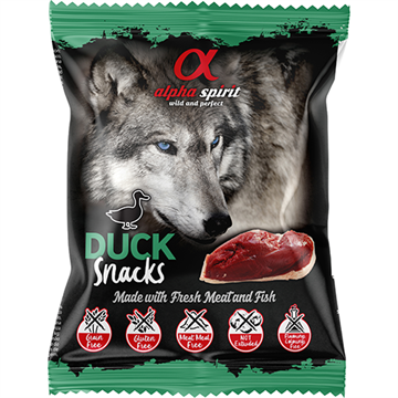 Alpha Spirit Duck Snack, godbidder med and, 50 gr.