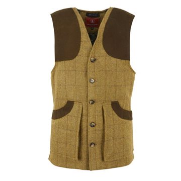 Dog & Field Heritage Tweed vest med harelomme, herre