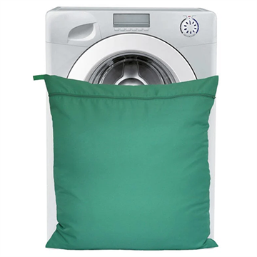 Vaskepose, undgå hår i vaskemaskinen, large, grøn 58x75 cm