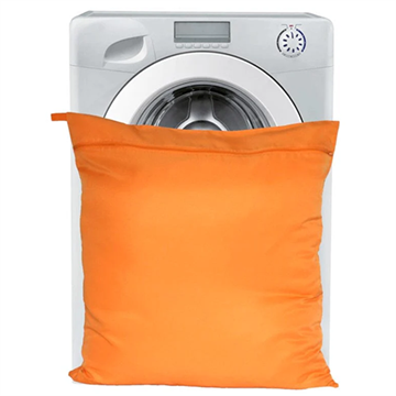 Vaskepose, undgå hår i vaskemaskinen, large, orange 58x75 cm