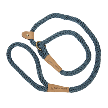 Dog & Field Woven Lux Slip lead, 1,2 m., 12 mm, teal