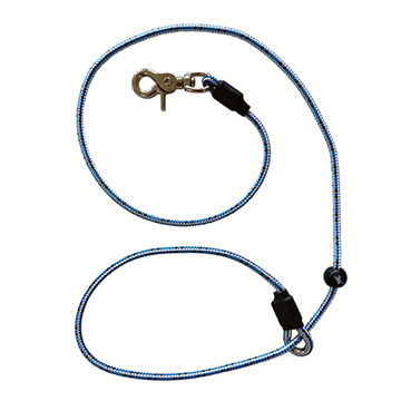 Hands free retrieverline, blå, 5 mm, 1,2 m.