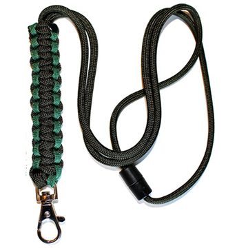 Dog & Field Olive and Forest Green flettet fløjtesnor