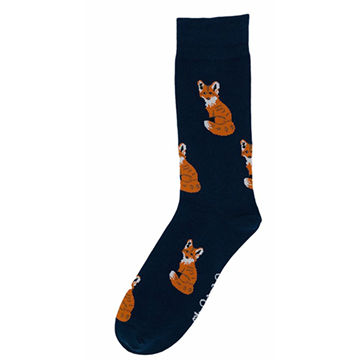 ShuttleSocks sokker med ræv, Navy