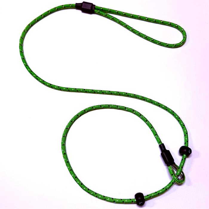 Dog & Field Pro Trialler Slip Lead med dobbelt stop, lime, 1,2 m.