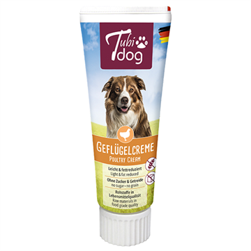Tubidog med kyllingecreme, 75 g.