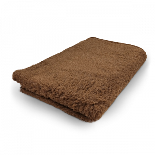 Vetbed hundetæppe, brun plain, non-slip, 150×100 cm