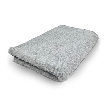 Vetbed hundetæppe, grå plain, non-slip, 100x75 cm