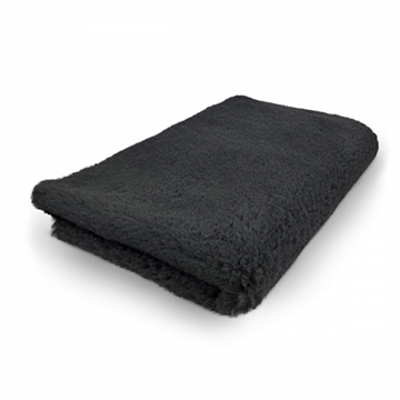 Vetbed hundetæppe, sort plain, non-slip, 100x75 cm