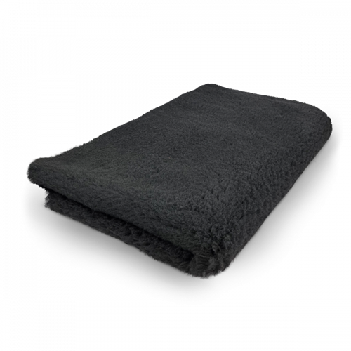 Vetbed hundetæppe, sort plain, non-slip, 100x75 cm